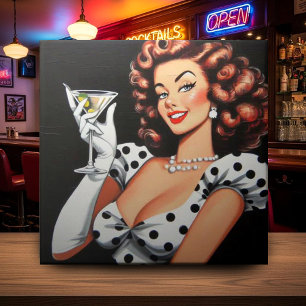 Beauty Drink Pin Up Tile