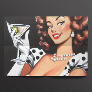 Beauty Drink Pin Up Tissue Paper