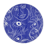 Beauty face: one-line drawing.