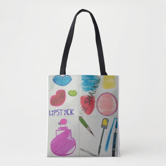 Beauty fashion tote bag (Front)