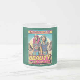 BEAUTY FOR YOUR LIFE FROSTED GLASS COFFEE MUG
