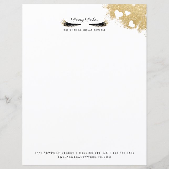 Beauty Gold Dusted Mascara Eyelashes Luxurious (Front)