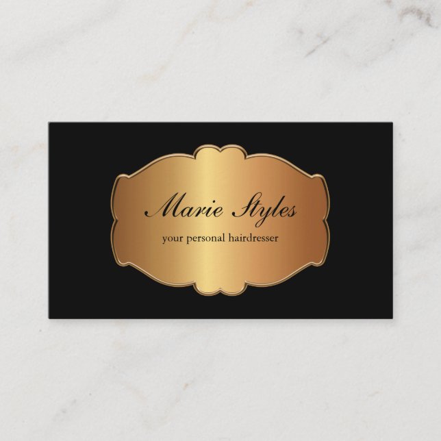 Beauty Hair Business Cards (Front)