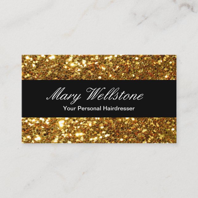 Beauty Hairdresser Business Cards (Front)