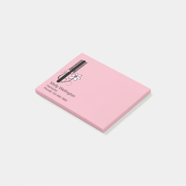 Beauty Hairstylist Post-it Notes (Angled)