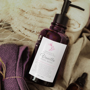 Beauty hand wash label