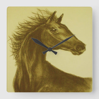 "Beauty" Horse Wall Clock