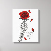 Beauty in Chaos Gothic Rose Art