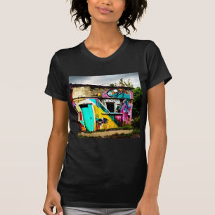 Beauty in Destruction Colourful Graffiti Abandone T-Shirt