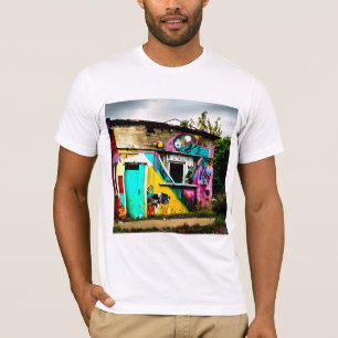 Beauty in Destruction Colourful Graffiti Abandone T-Shirt