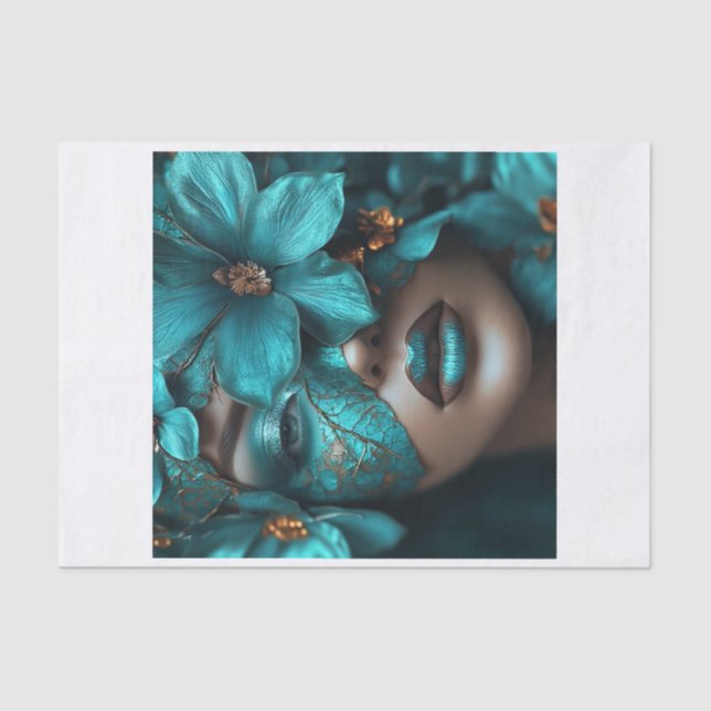 Beauty in Flowers3 Tissue Paper (Front)