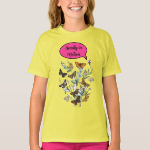 Beauty in Motion Women’s T-Shirt with Butterfly