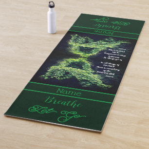 Beauty In Nature Vines Inspirational Quote Yoga Mat