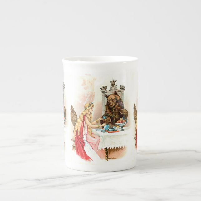 Beauty In Pink And The Beast Bone China Mug (Front)