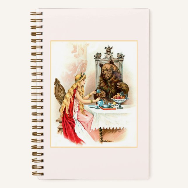 Beauty In Pink And The Beast  Notebook (Front)