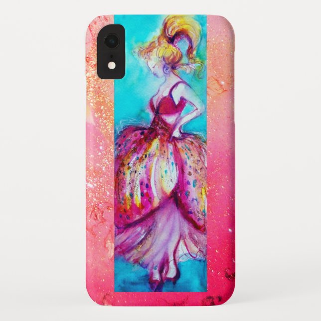 BEAUTY IN PINK DRESS Case-Mate iPhone CASE (Back)