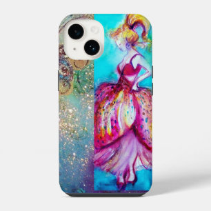 BEAUTY IN PINK DRESS / Magic Butterfly Plant iPhone 14 Case