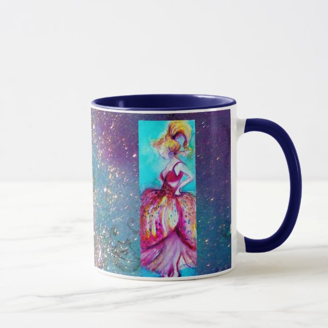 BEAUTY IN PINK DRESS / Magic Butterfly Plant Mug (Right)