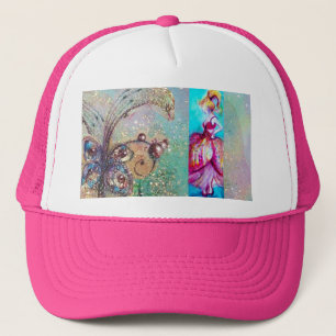 BEAUTY IN PINK DRESS / Magic Butterfly Plant Trucker Hat