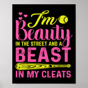 Beauty In The Street Beast In My Cleats Girls Soft Poster