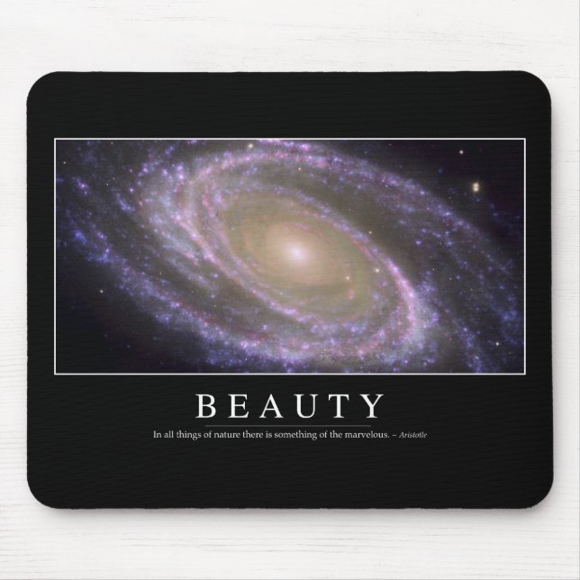 Beauty: Inspirational Quote 2 Mouse Mat (Front)