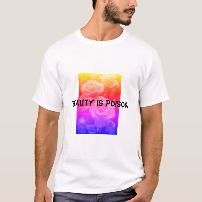 (Beauty Is Poison) Men's Basic T-Shirt (Front)