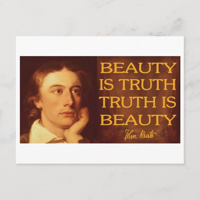 Beauty is Truth Postcard (Front)