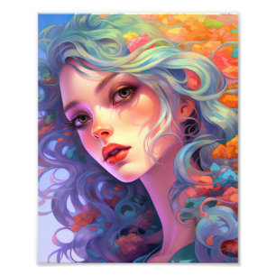 Beauty Lady Photo Print