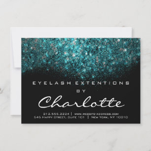 Beauty Lashes Extension Aftercare Instruction Blue