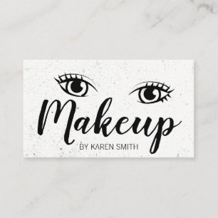 Beauty Makeup Appointment Card