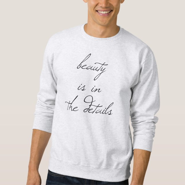 Beauty Men's Basic Sweatshirt (Front)