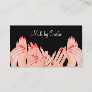 Beauty Nails Manicure Business Card