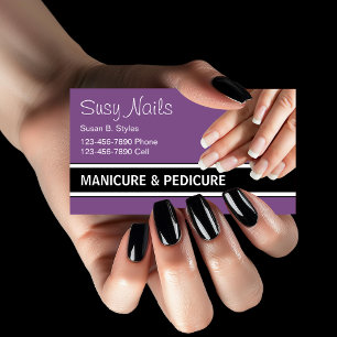 Beauty Nails Manicure Design Business Card