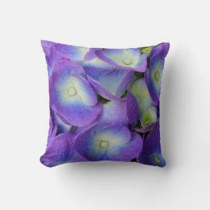 Beauty Of a Blue Hydrangea Cushion