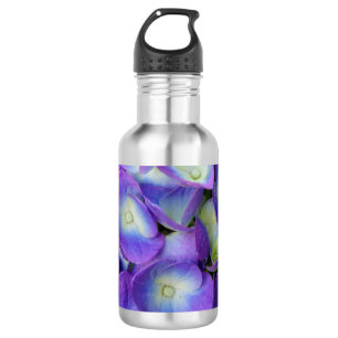 Beauty Of a Blue Hydrangea Water Bottle