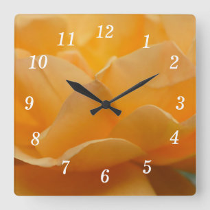 Beauty Of A Rose Wall Clock