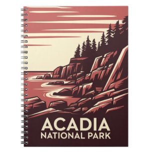 Beauty of Acadia National Park Notebook