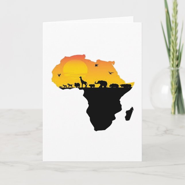 BEAUTY OF AFRICA CARD (Front)