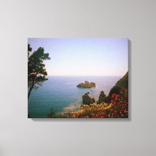Beauty of Corfu, Greece Canvas Print (Front)