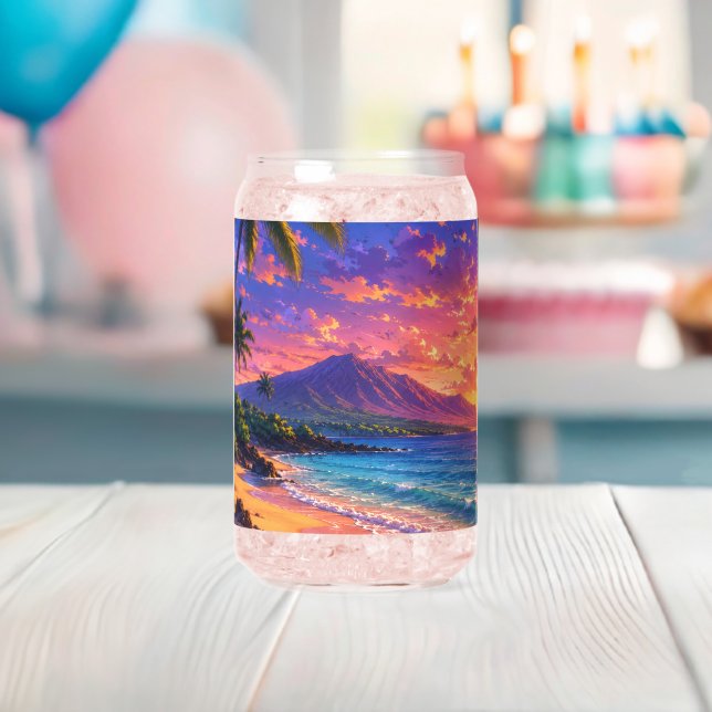 Beauty of Hawaii Can Glass (Insitu (Baby Shower))