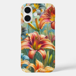 Beauty of Lilies, Watercolor by Natasha Us iPhone 16 Case