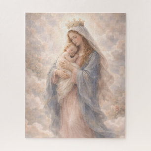 Beauty of Motherhood Faith Unconditional Love Gift Jigsaw Puzzle