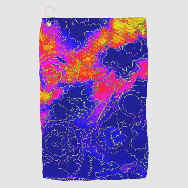 Beauty of Nature Golf Towel (Front)