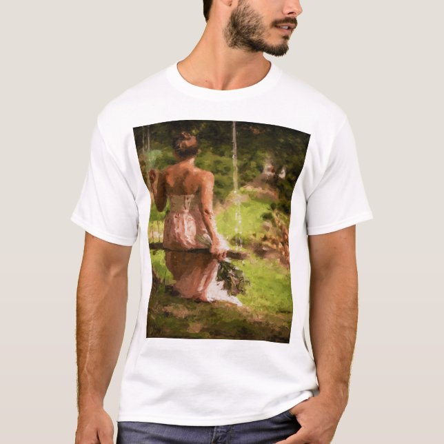 beauty of oil paint art T-Shirt (Front)