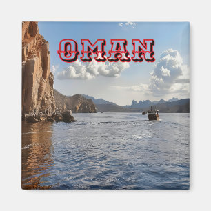 Beauty of Oman's coastline Magnet