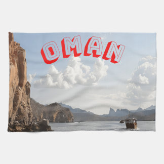 Beauty of Oman's coastline  Tea Towel