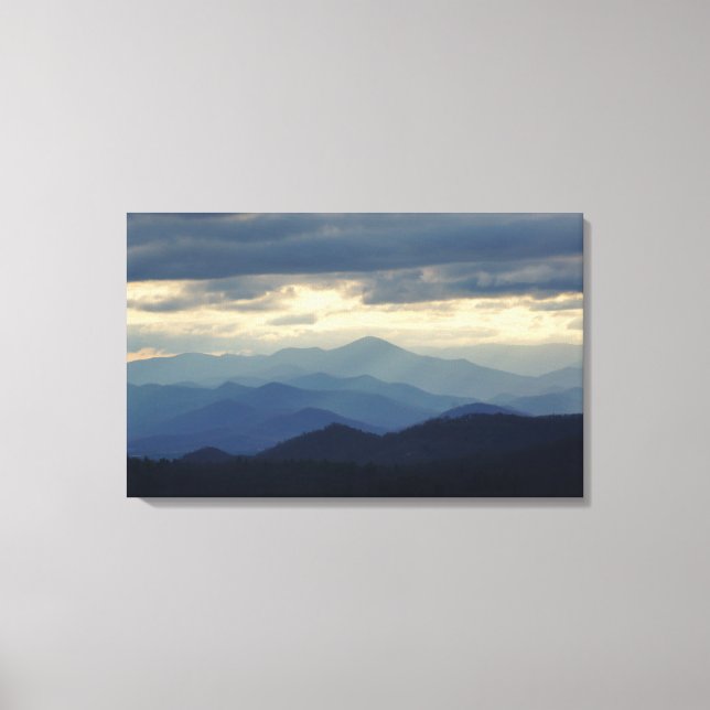 Beauty of the Blue Ridge Canvas Print (Front)