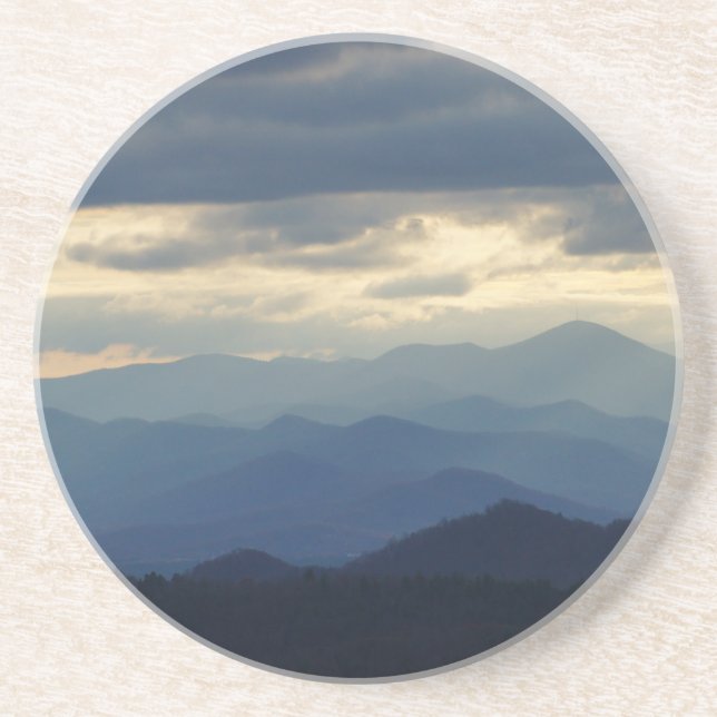 Beauty of the Blue Ridge Mountains Coaster (Front)