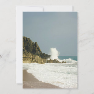 Beauty of the coastline Holiday Card