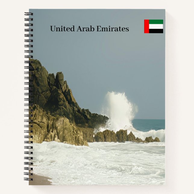  Beauty of the coastline Notebook (Front)